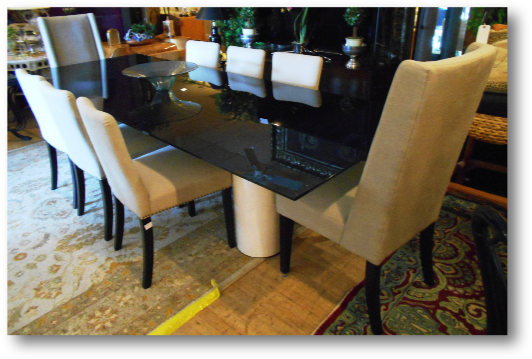 Sleek, Elegant Brueton Dining Room Set for 10
