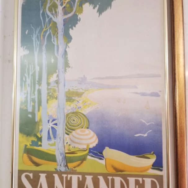 Vintage Poster Santander