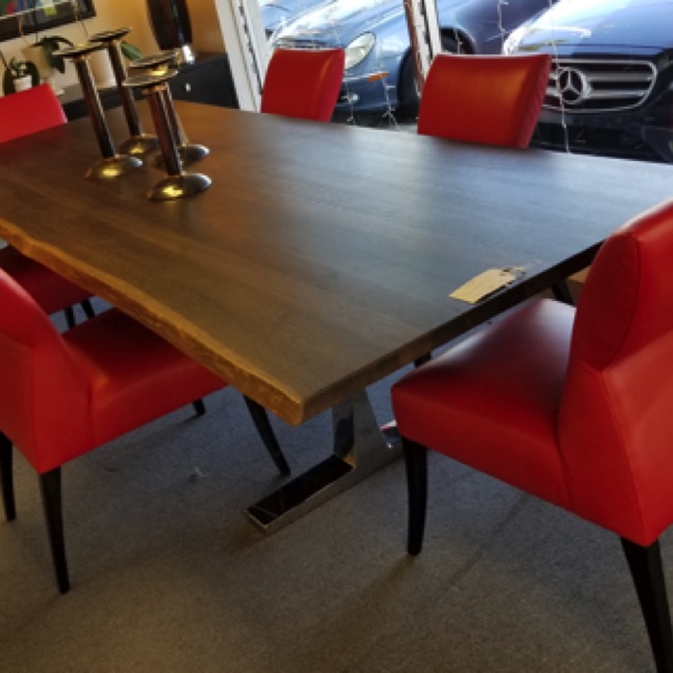Sklar Dining Table w/ Brueton chairs