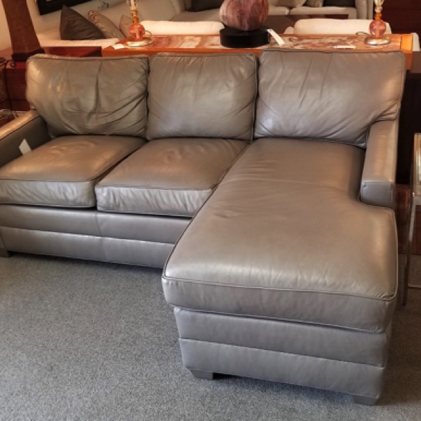Ethan Allen Leather Sectional
