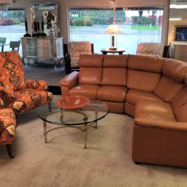 NS Leather Sectional